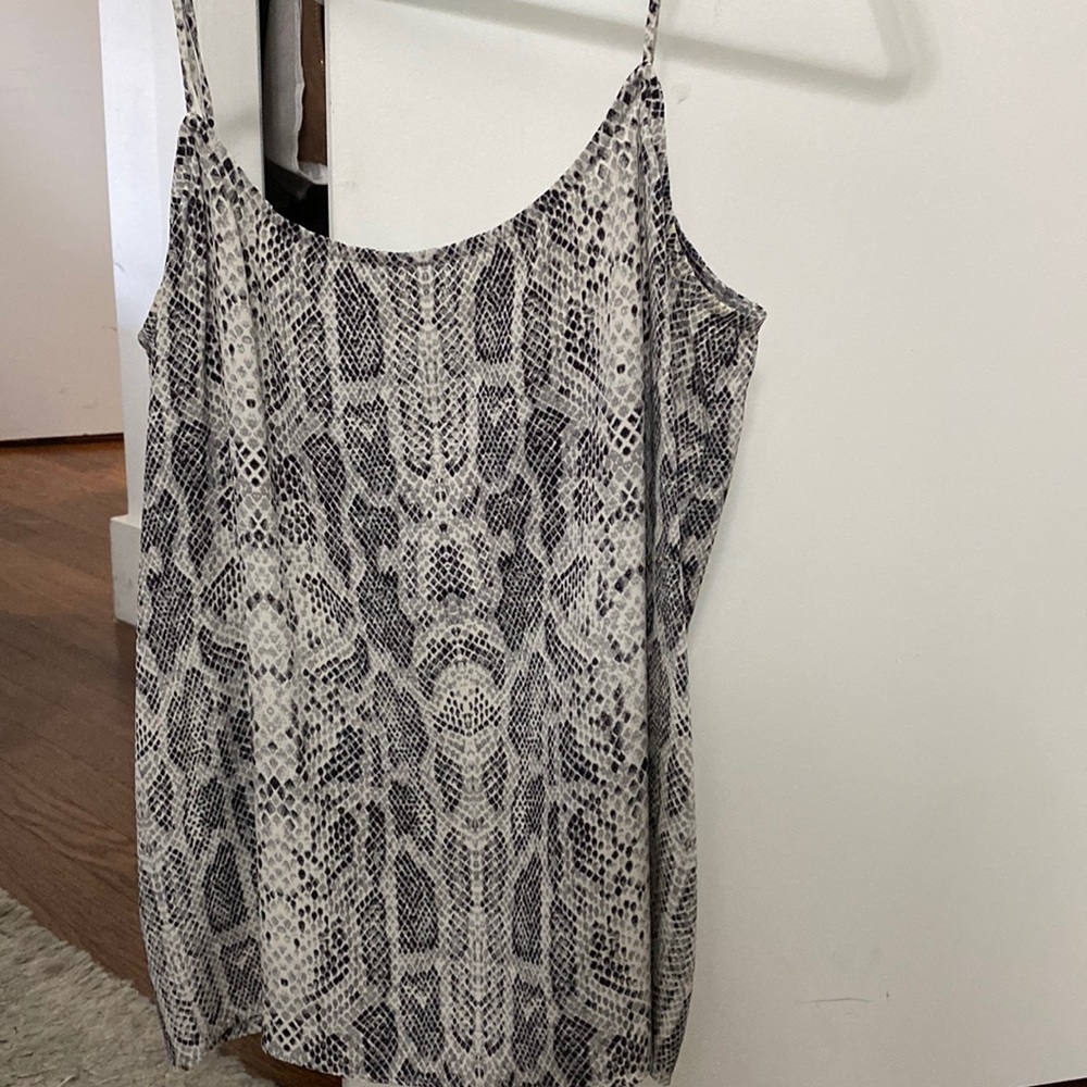 Silk snake skin top!